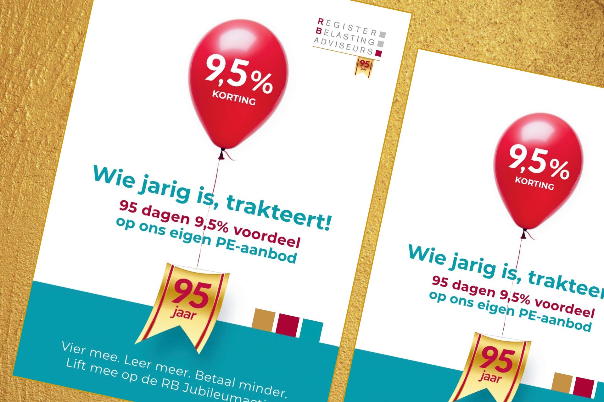 Voor leden én niet-leden: 95 dagen 9,5% korting op PE-aanbod